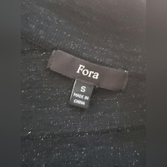 Fora  Black One Shoulder Short Dress Size  Small - Picture 9 of 10